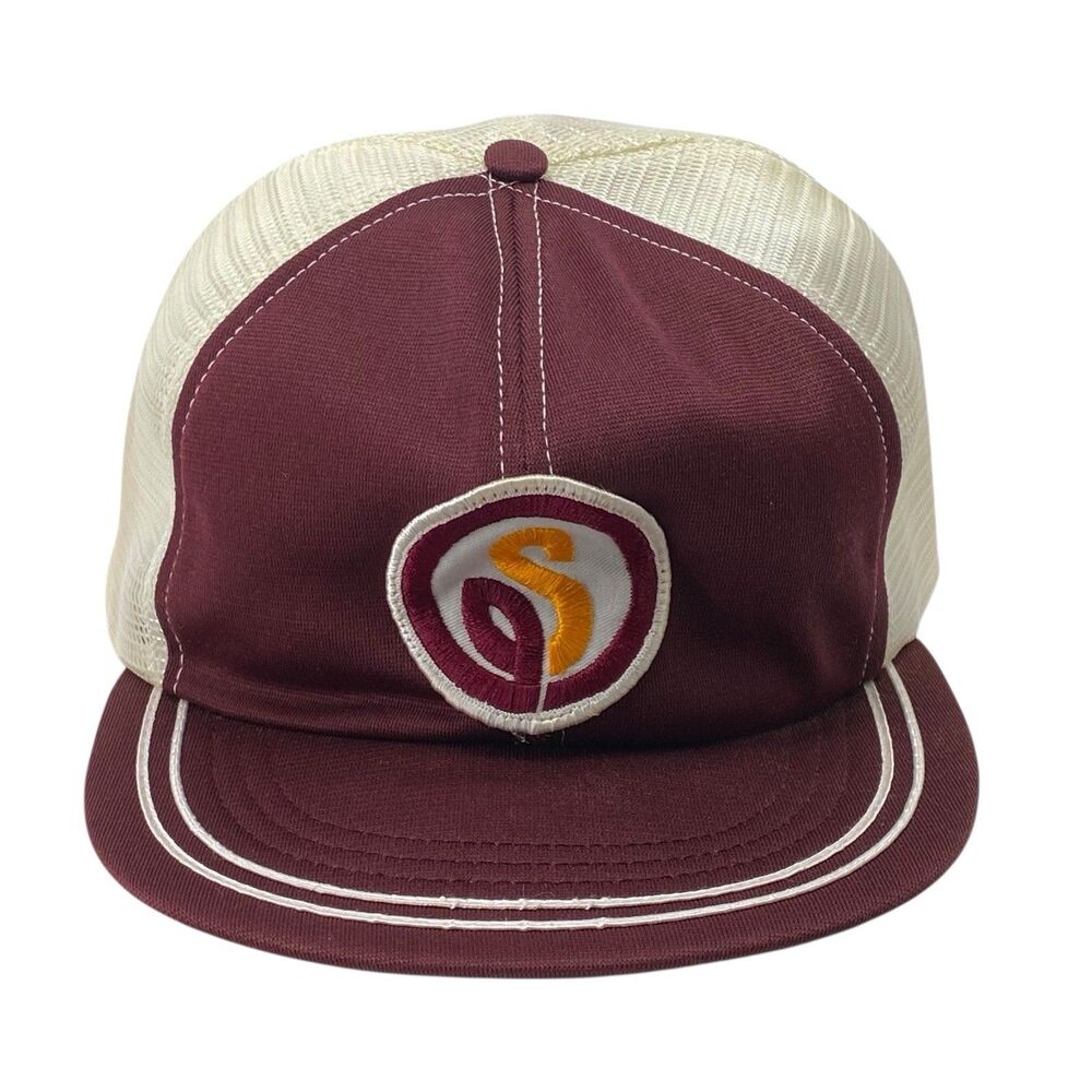 Vintage Nomad Syngenta Seed Patch Snapback Trucker‎ Mesh Back Hat